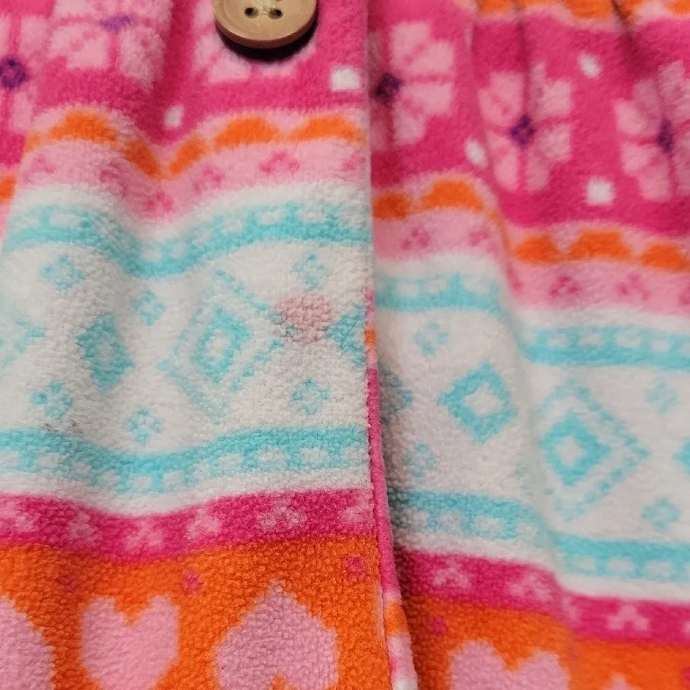Carter's Multicolor Fleece Poncho Cape Size 24 Months
